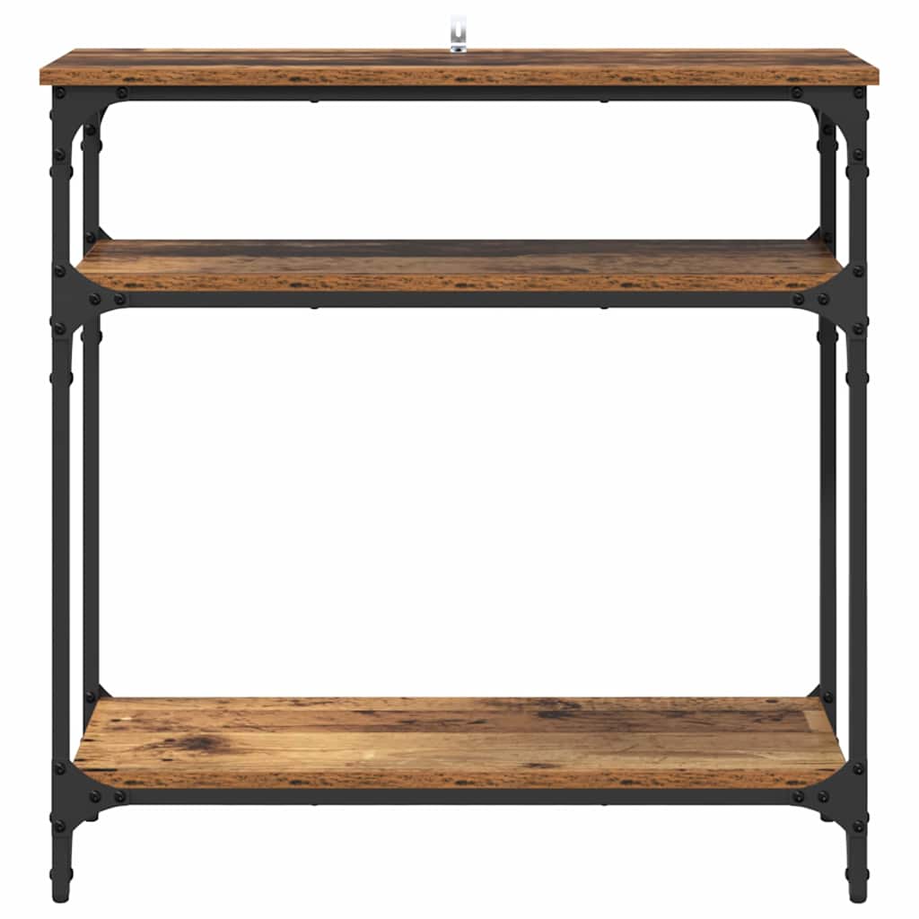 Masa de consola Lemn Vechi 75 x 29 x 75 cm Lemn compozit — imaginea 6