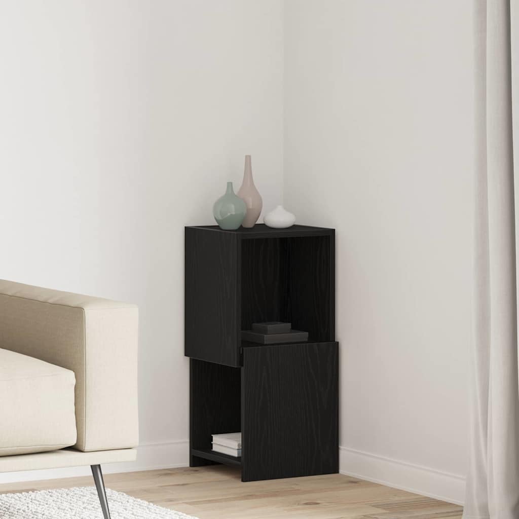 Dulap de colt Alb 30,5x30x65cm Lemn compozit — imaginea 2