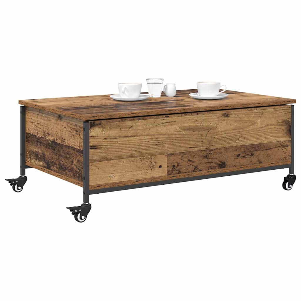 Masa de cafea Lemn Vechi 91 x 55 x 32 cm Lemn compozit — imaginea 4