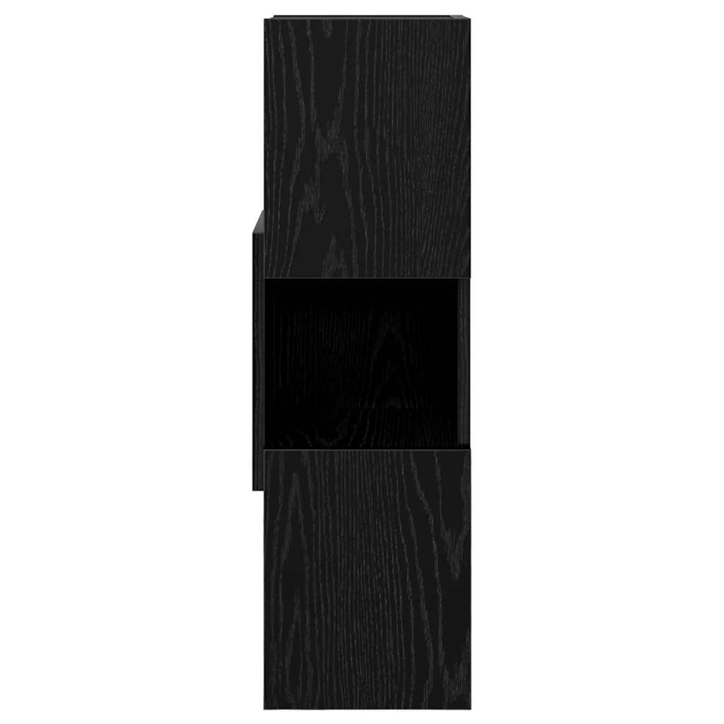Dulap de colt Alb 25,5x25x80cm Lemn compozit — imaginea 6
