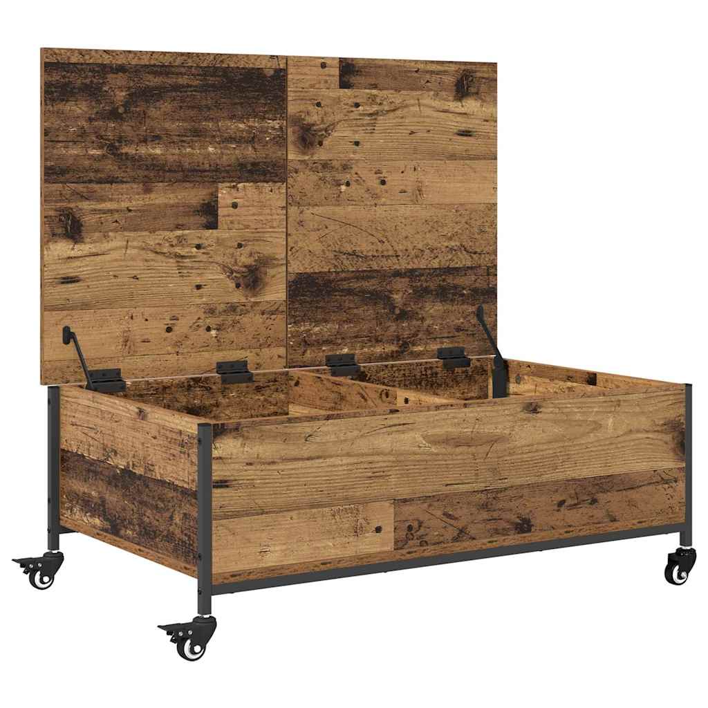 Masa de cafea Lemn Vechi 91 x 55 x 32 cm Lemn compozit — imaginea 6