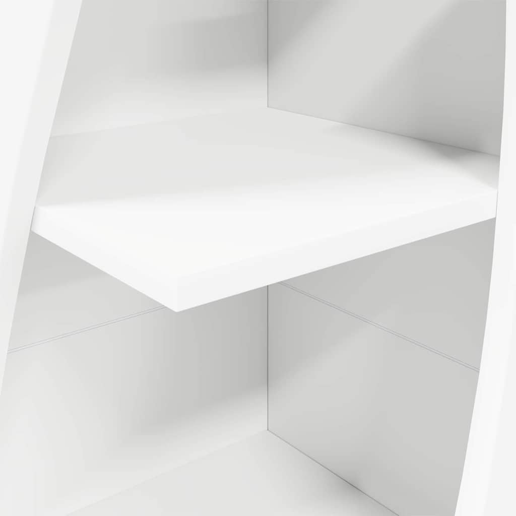 Dulap de colt Alb 32x32x140cm Lemn compozit — imaginea 9