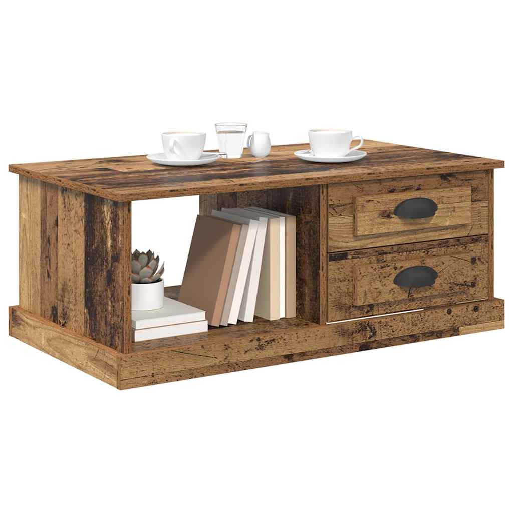 Masa de cafea Lemn Vechi 90 x 50 x 35 cm Lemn compozit — imaginea 5