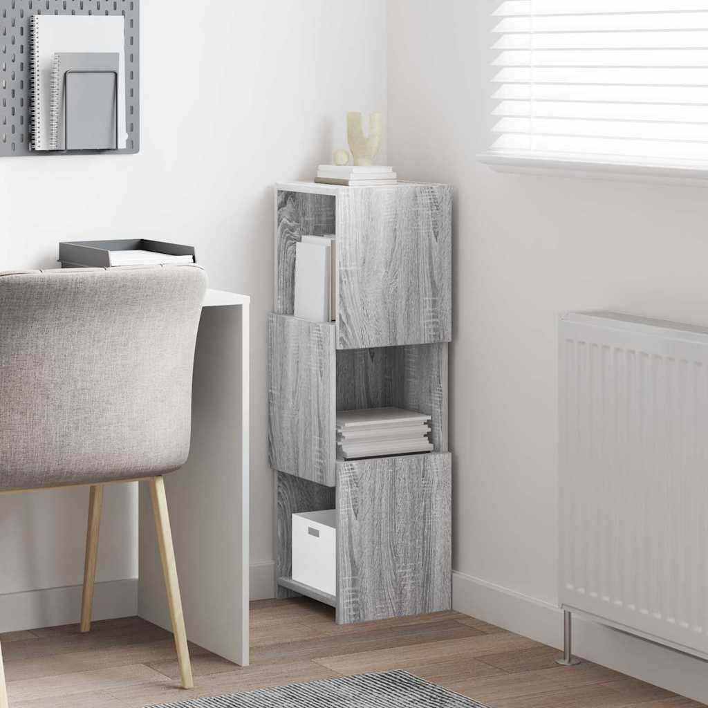 Dulap de colt Alb 30,5x30x95cm Lemn compozit — imaginea 5