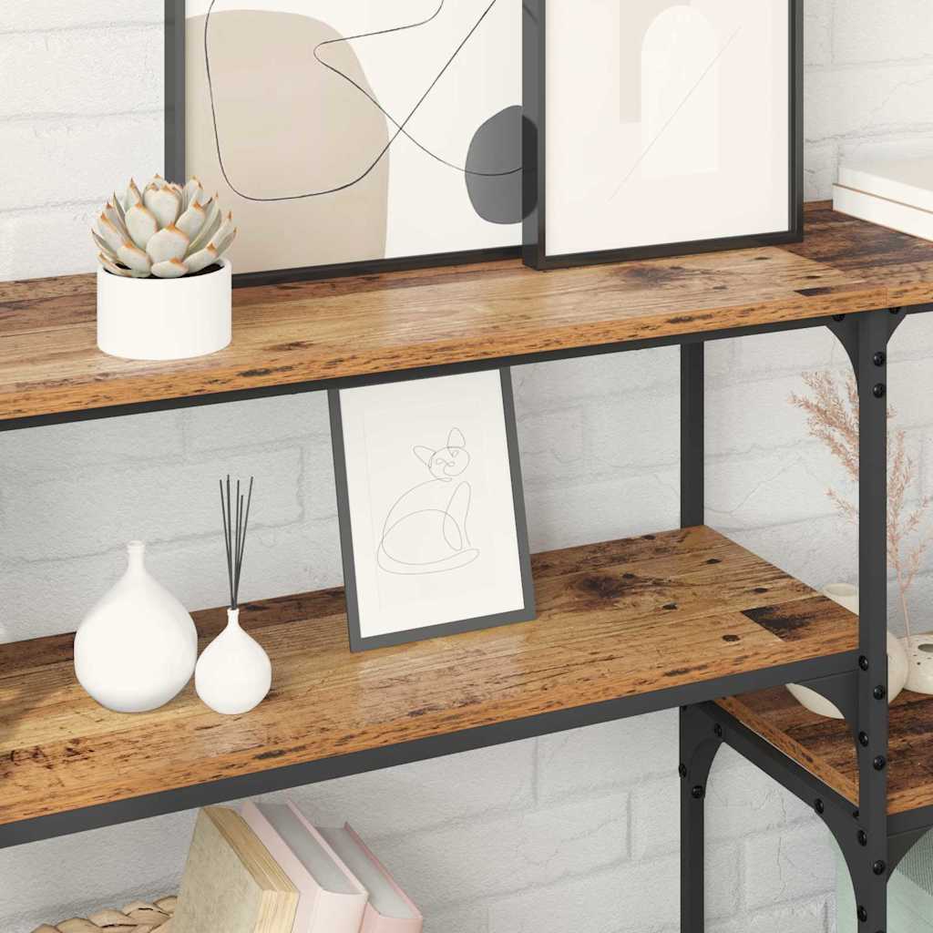 Masa de consola Lemn vechi 150 x 29 x 76,5 cm Lemn compozit — imaginea 5