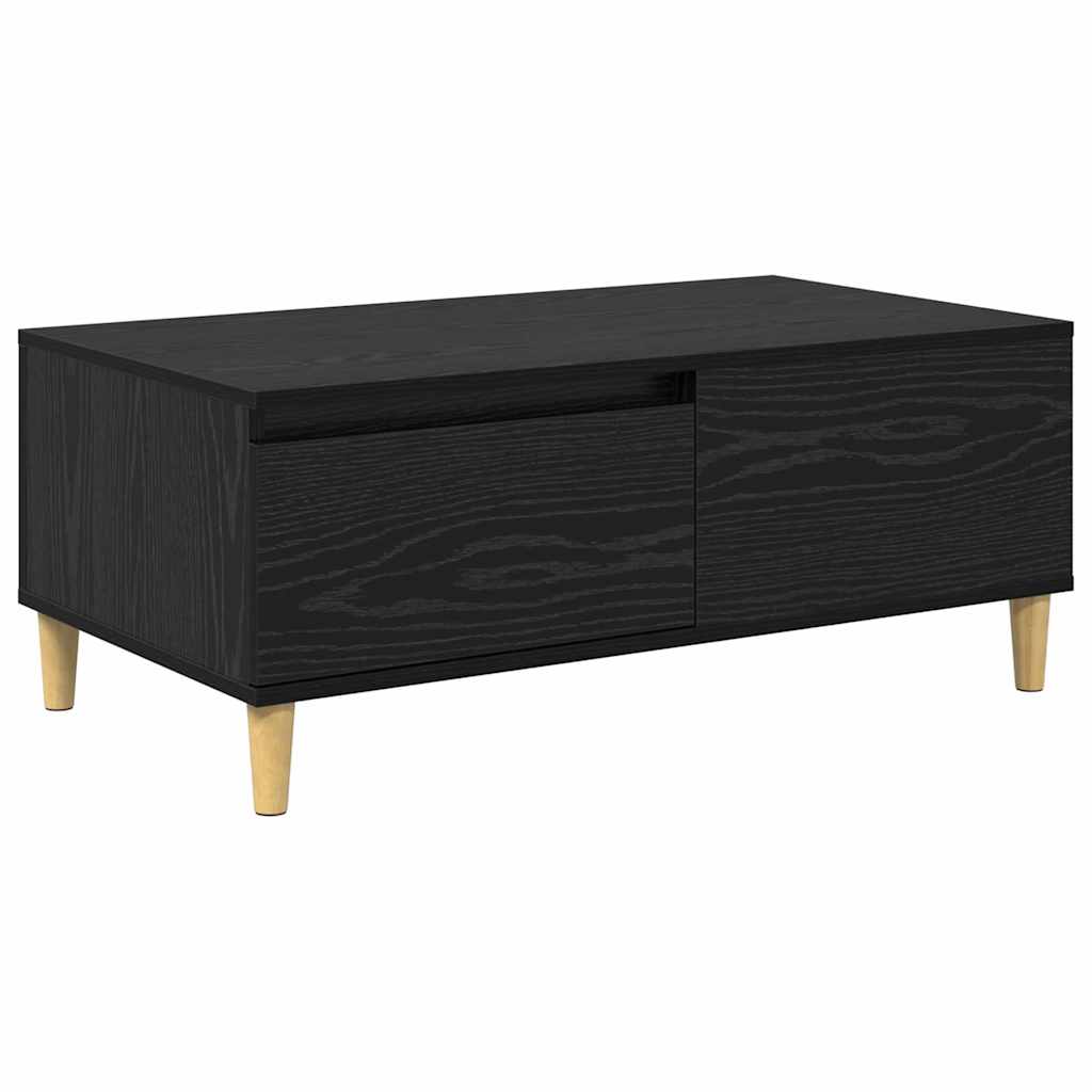 Masa de cafea Stejar Negru 90 x 50 x 35 cm Lemn compozit