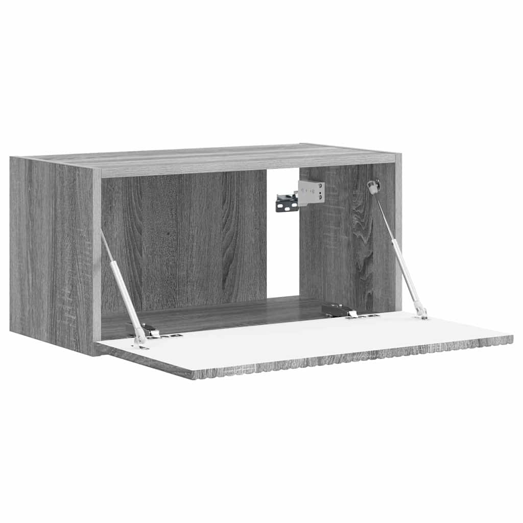 Dulap TV de perete Gri Sonoma 60 x 31 x 29.5 cm Lemn compozit — imaginea 6