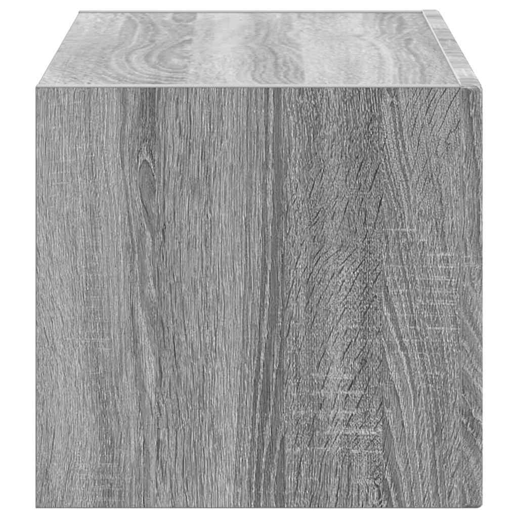 Dulap TV de perete Gri Sonoma 60 x 31 x 29.5 cm Lemn compozit — imaginea 8
