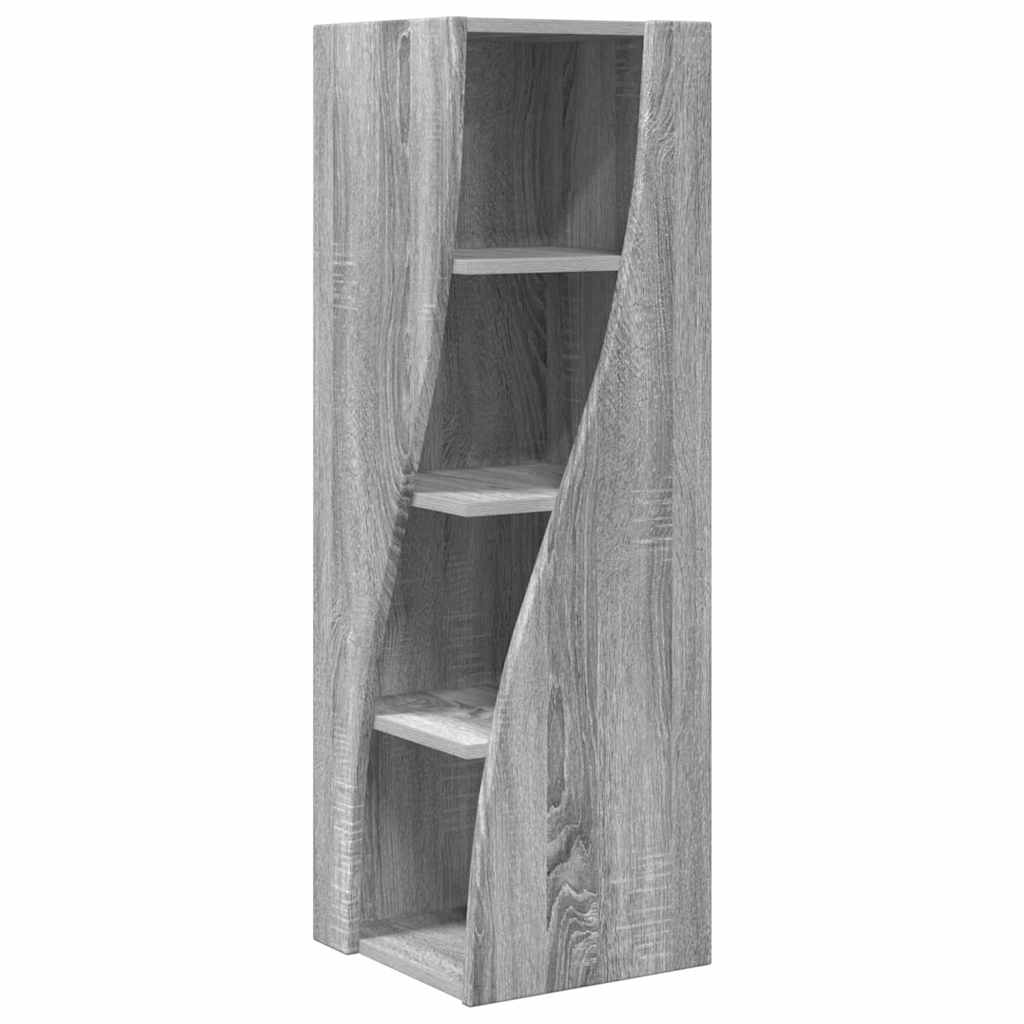 Dulap de colt Alb 32x32x102cm Lemn compozit