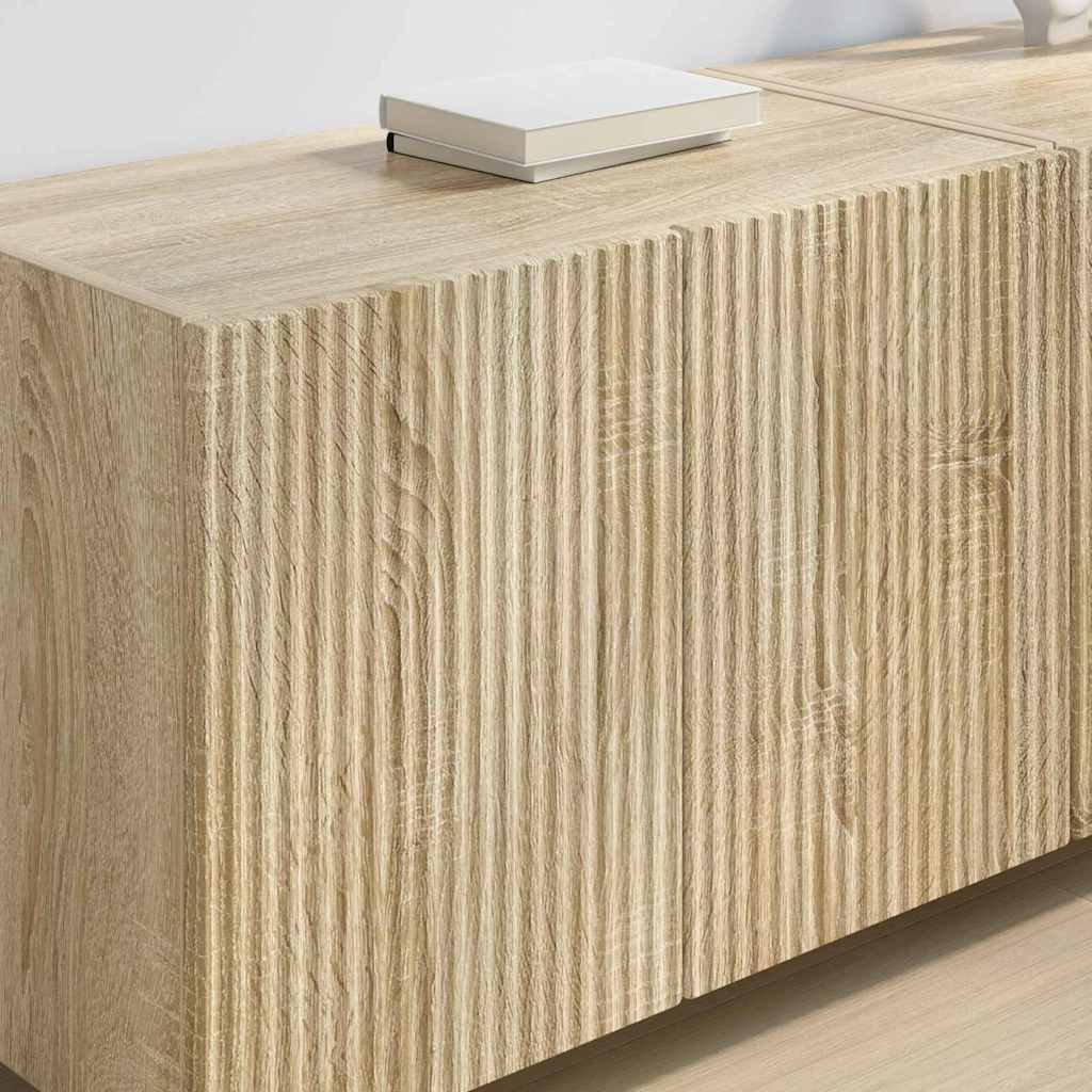 Dulap TV de perete Pe perete Stejar Sonoma 59,5 x 31 x 40 cm — imaginea 5