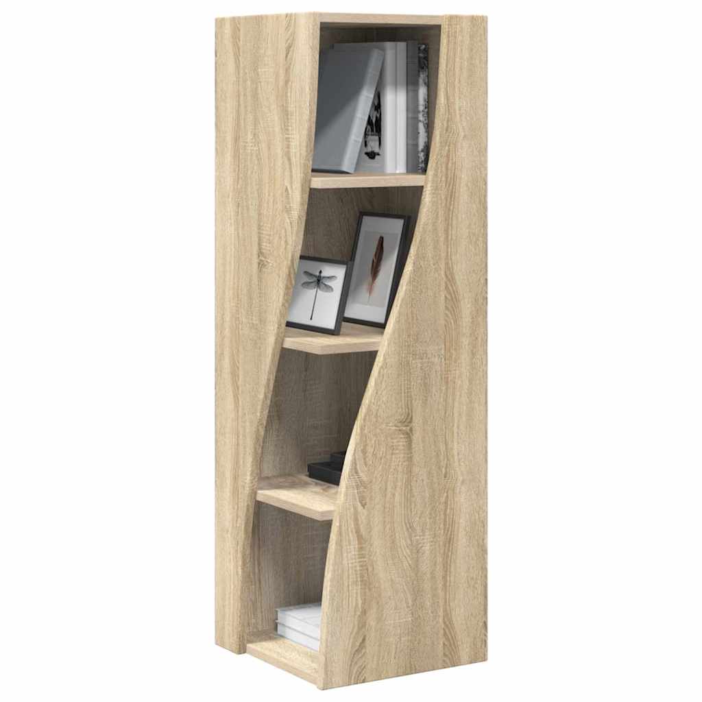 Dulap de colt Alb 32x32x102cm Lemn compozit — imaginea 4