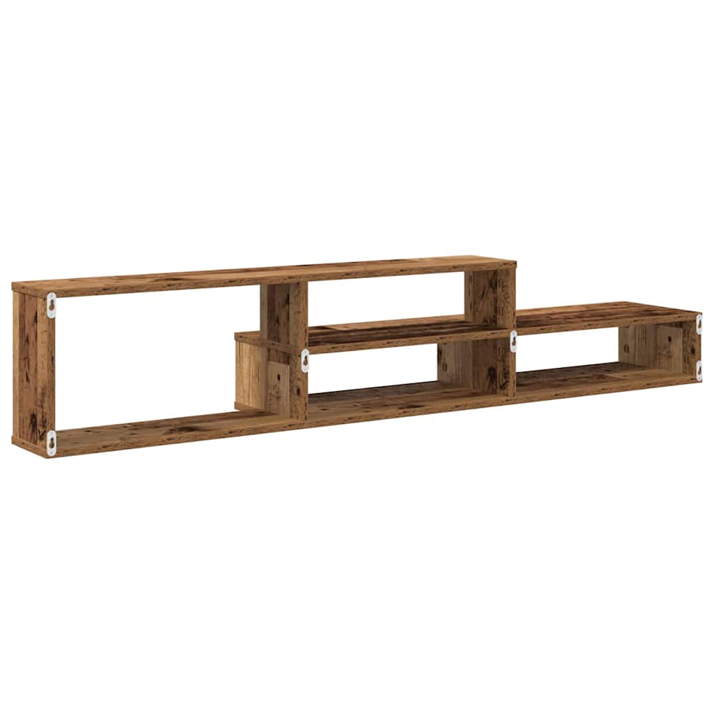SuportTVdeperete 150x25x28,5cm Lemn compozit — imaginea 8