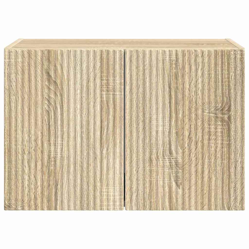 Dulap TV de perete Pe perete Stejar Sonoma 59,5 x 31 x 40 cm — imaginea 7