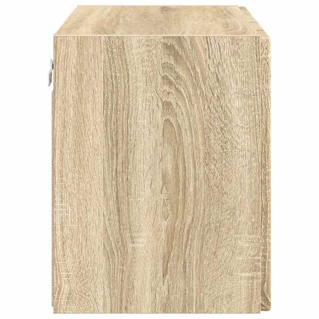 Dulap TV de perete Pe perete Stejar Sonoma 59,5 x 31 x 40 cm — imaginea 8