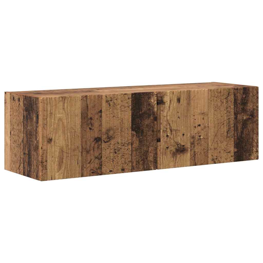 Dulap TV de perete Pe perete 2 pcs Lemn Vechi 60 x 31 x 29.5 cm — imaginea 6