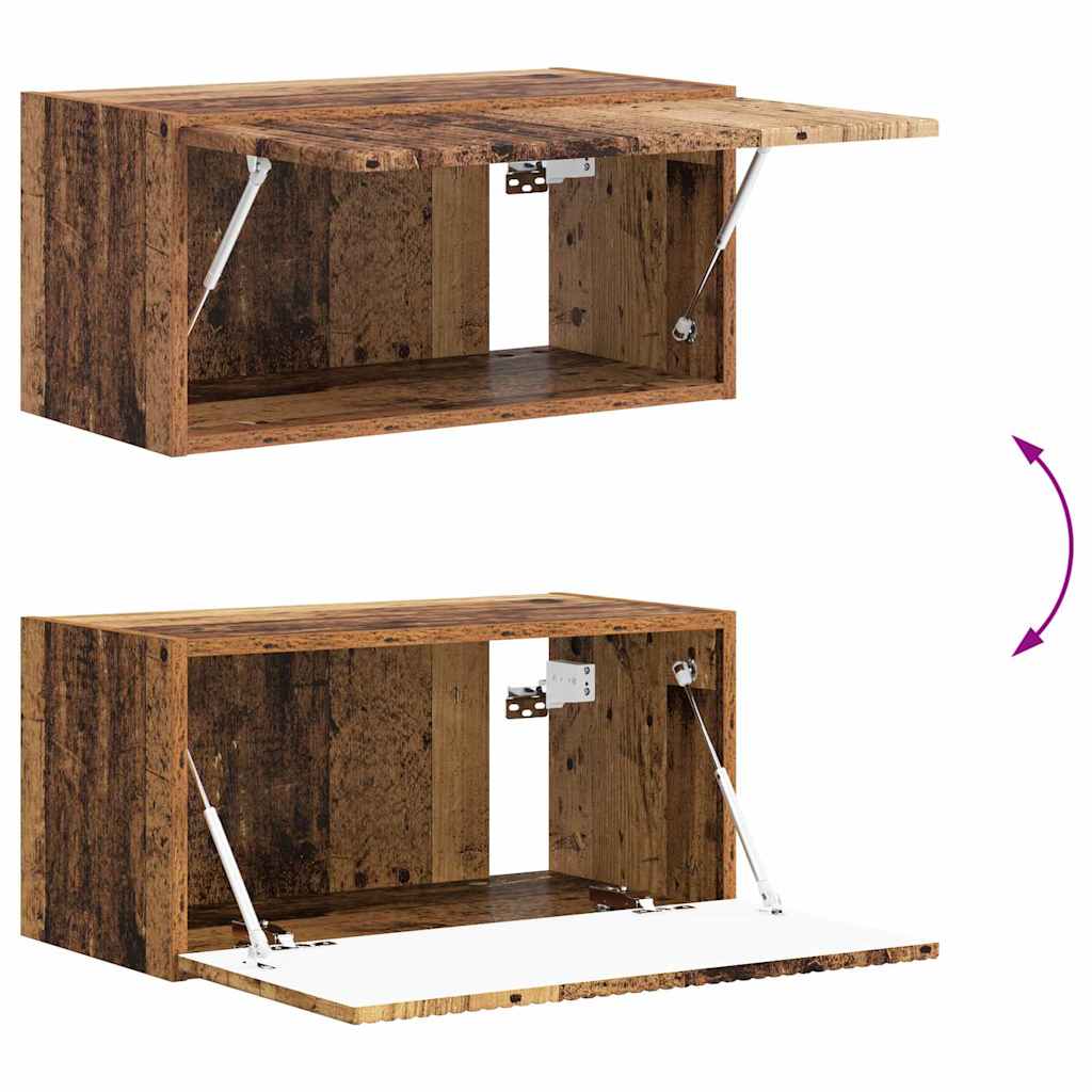 Dulap TV de perete Pe perete 2 pcs Lemn Vechi 60 x 31 x 29.5 cm — imaginea 13