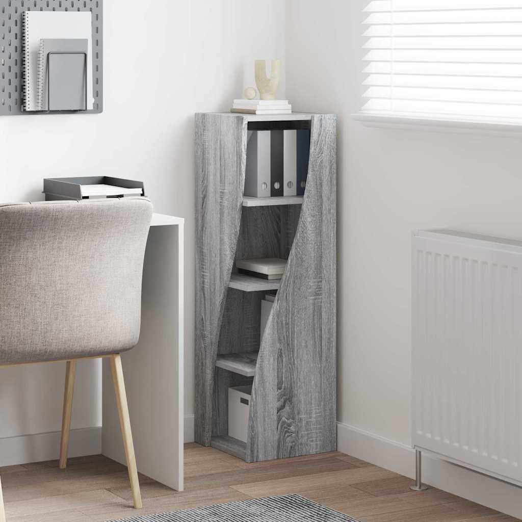 Dulap de colt Alb 32x32x102cm Lemn compozit — imaginea 5