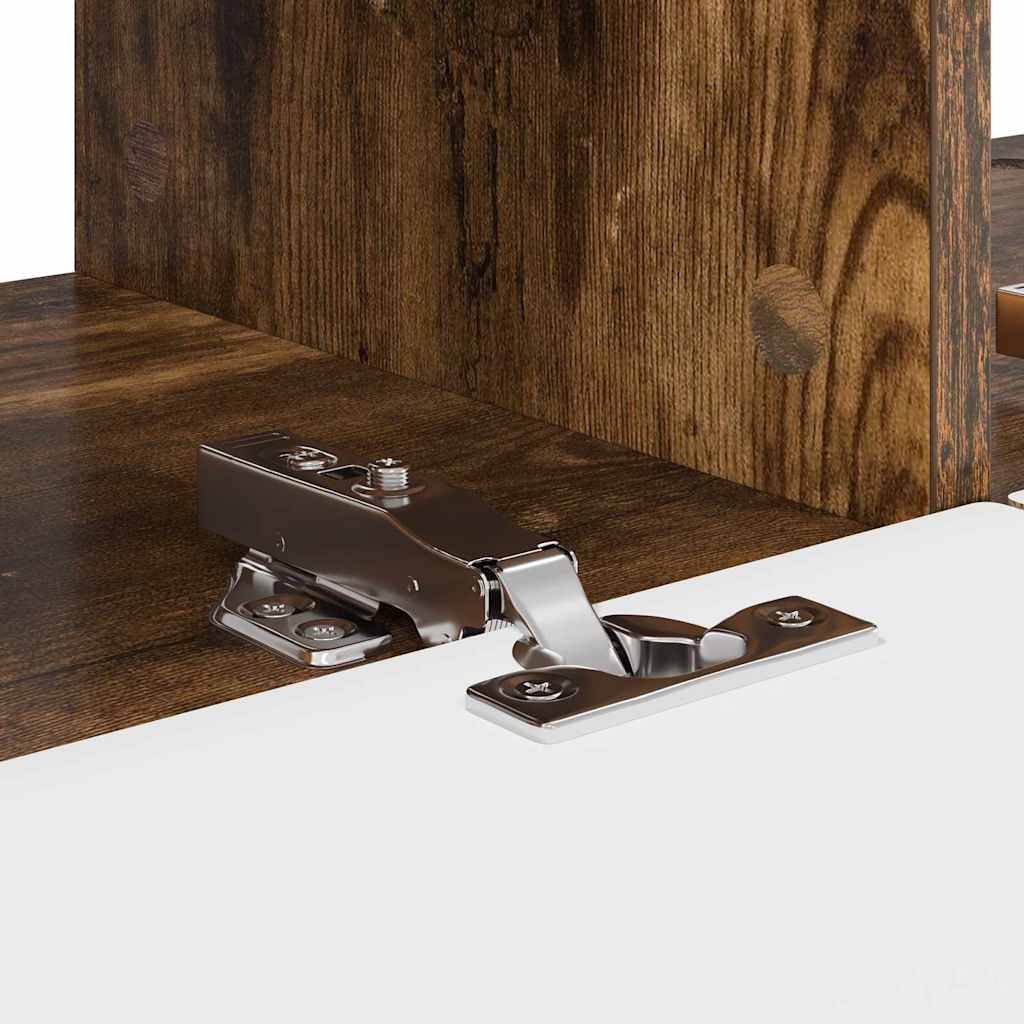 Dulap TV de perete 2 pcs Stejar fumuriu 60 x 31 x 29.5 cm — imaginea 12