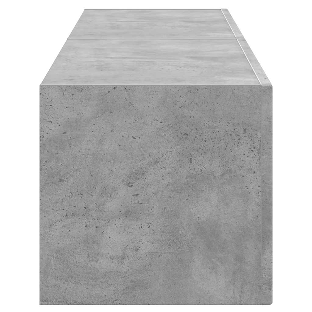 Dulap TV de perete 2 pcs Beton 60 x 31 x 29.5 cm Lemn compozit — imaginea 9