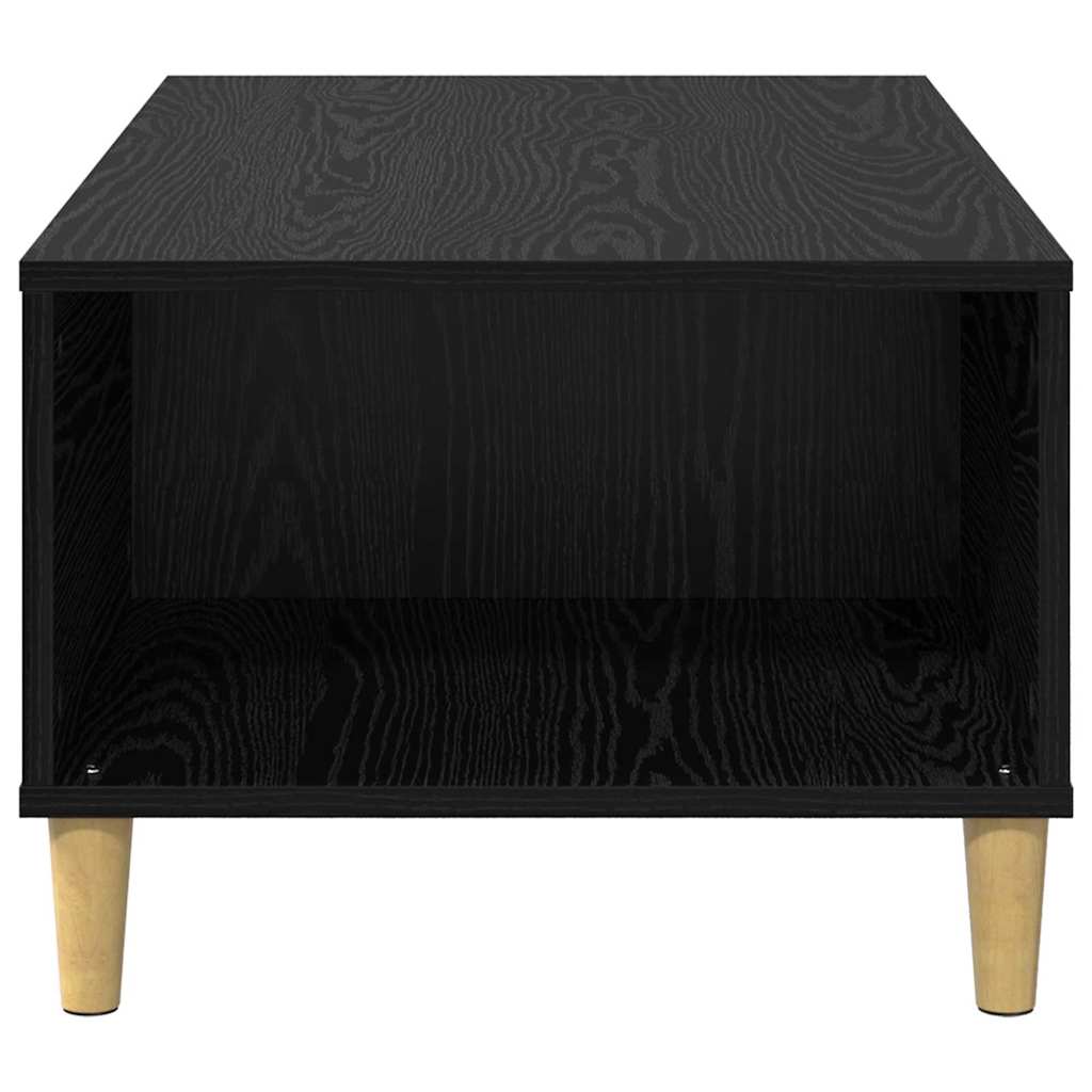 Masa de cafea Stejar Negru 90 x 50 x 35 cm Lemn compozit — imaginea 8
