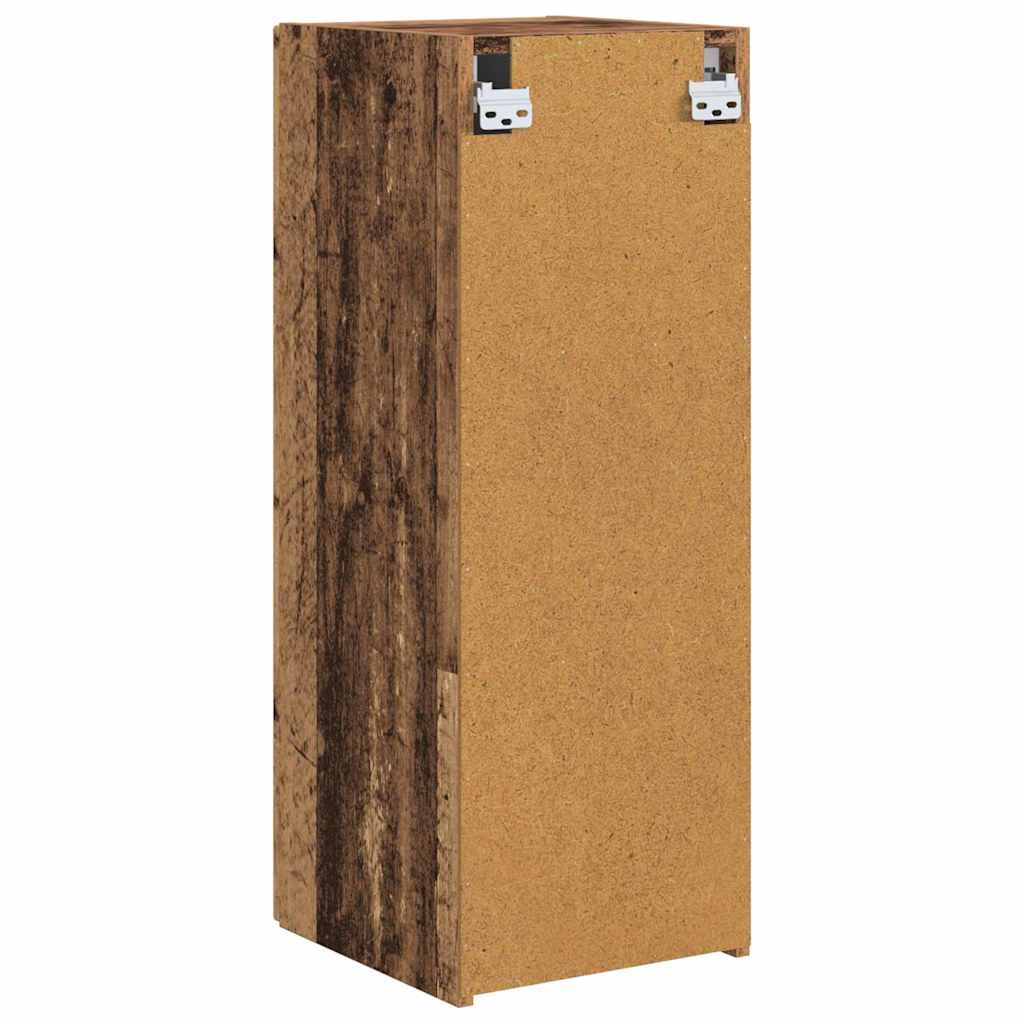 Dulap TV de perete Pe perete 2 pcs Lemn Vechi 30 x 31 x 80 cm — imaginea 3
