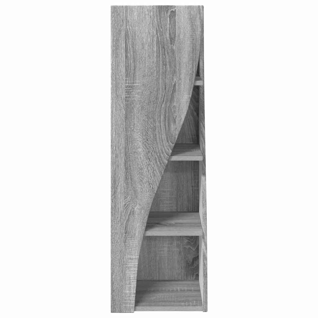 Dulap de colt Alb 32x32x102cm Lemn compozit — imaginea 6