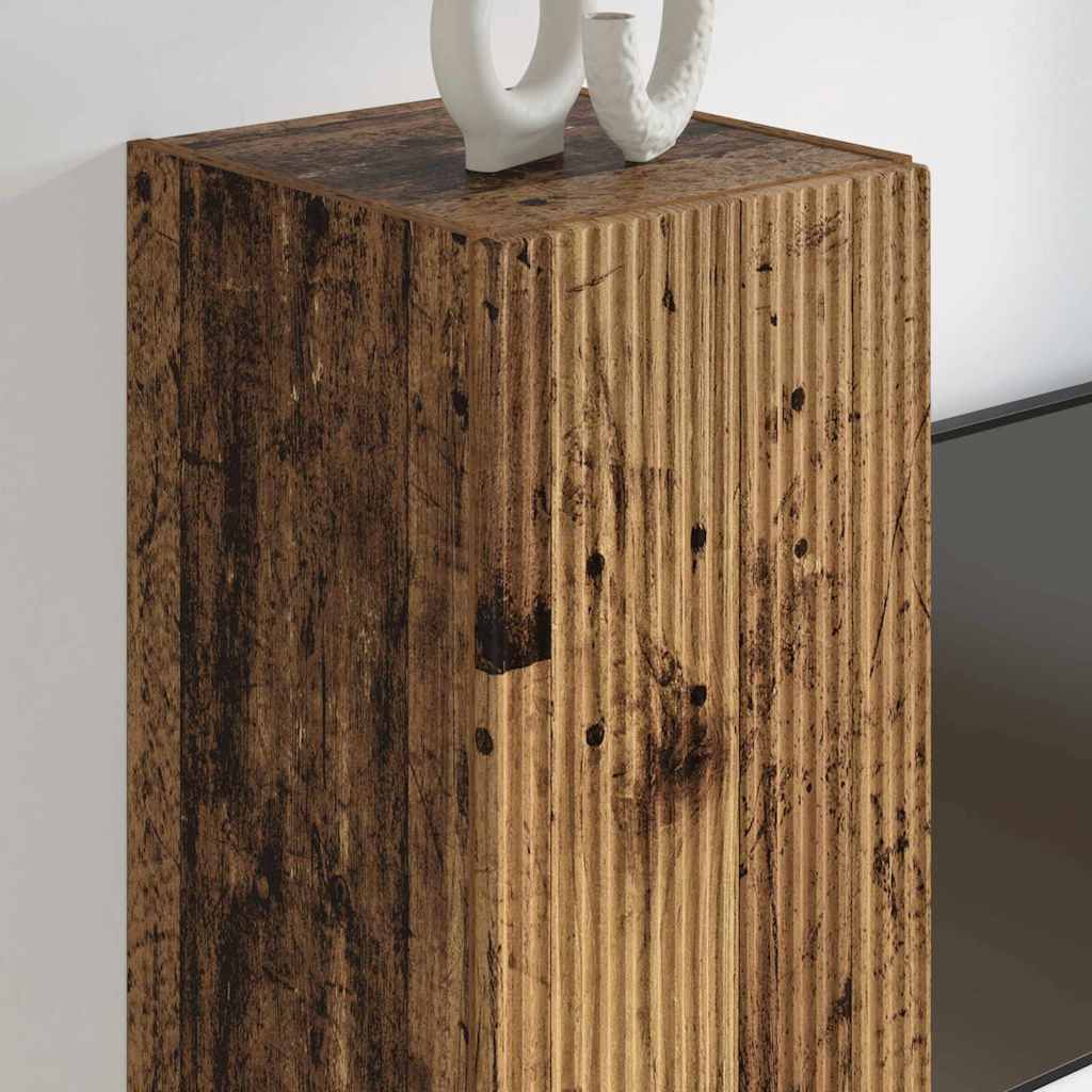 Dulap TV de perete Lemn Vechi 30 x 31 x 100 cm Lemn compozit — imaginea 5