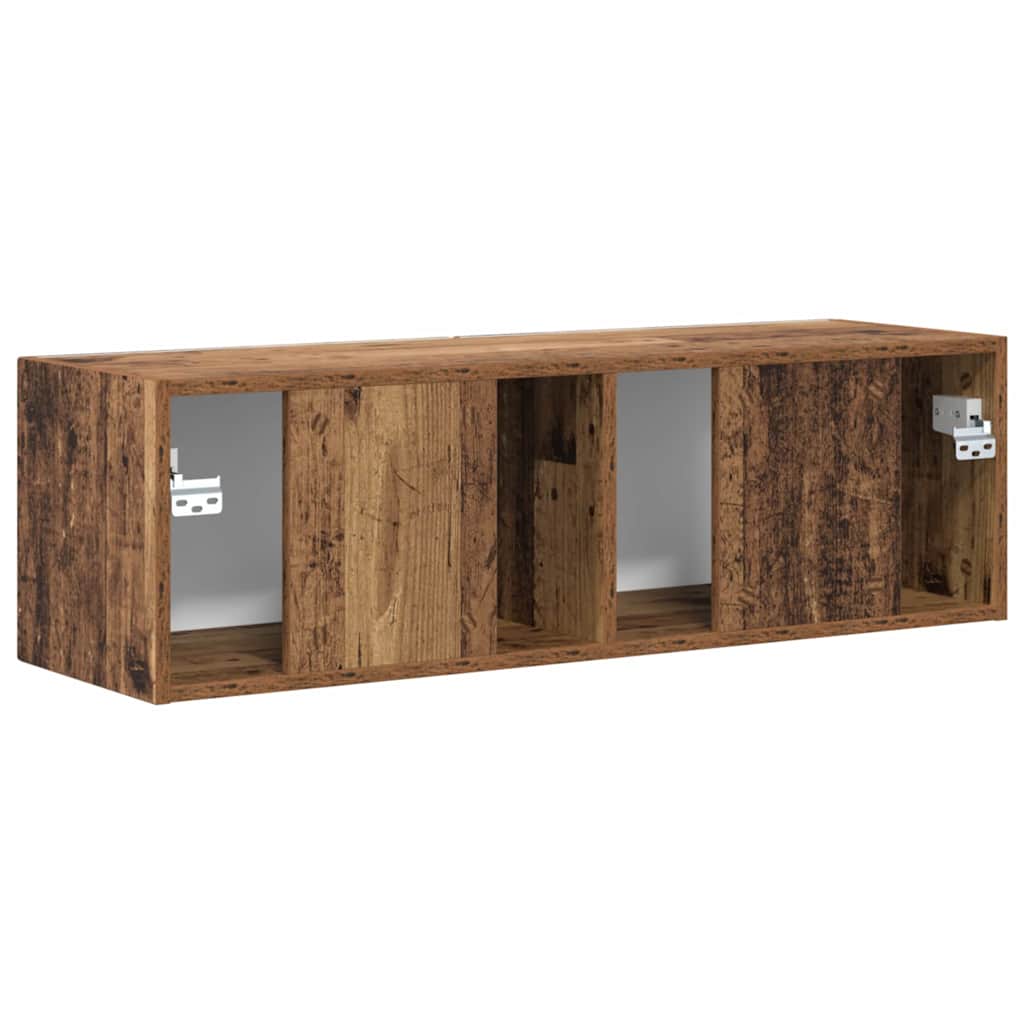 Dulap TV de perete Lemn Vechi 60 x 31 x 29.5 cm Lemn compozit — imaginea 9
