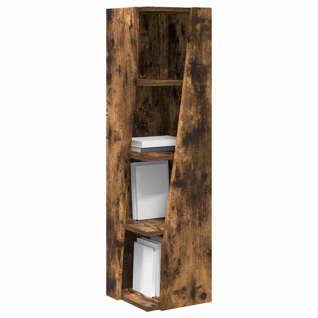 Dulap de colt Alb 27,5x27x102cm Lemn compozit — imaginea 4