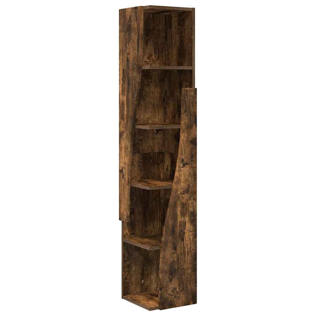 Dulap de colt Alb 27,5x27x140cm Lemn compozit