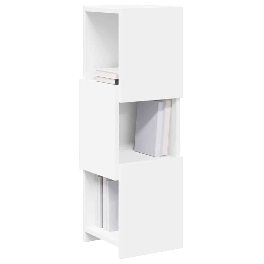 Dulap de colt Alb 25,5x25x80cm Lemn compozit — imaginea 4