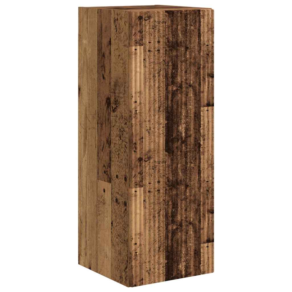 Dulap TV de perete Pe perete 2 pcs Lemn Vechi 30 x 31 x 80 cm — imaginea 6