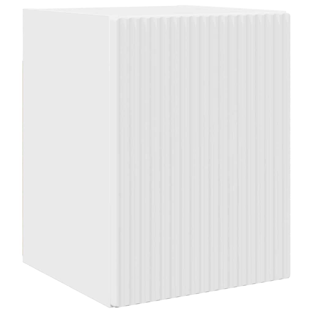Dulap TV de perete Pe perete 2 pcs Alb Lucios 30 x 31 x 40 cm — imaginea 6