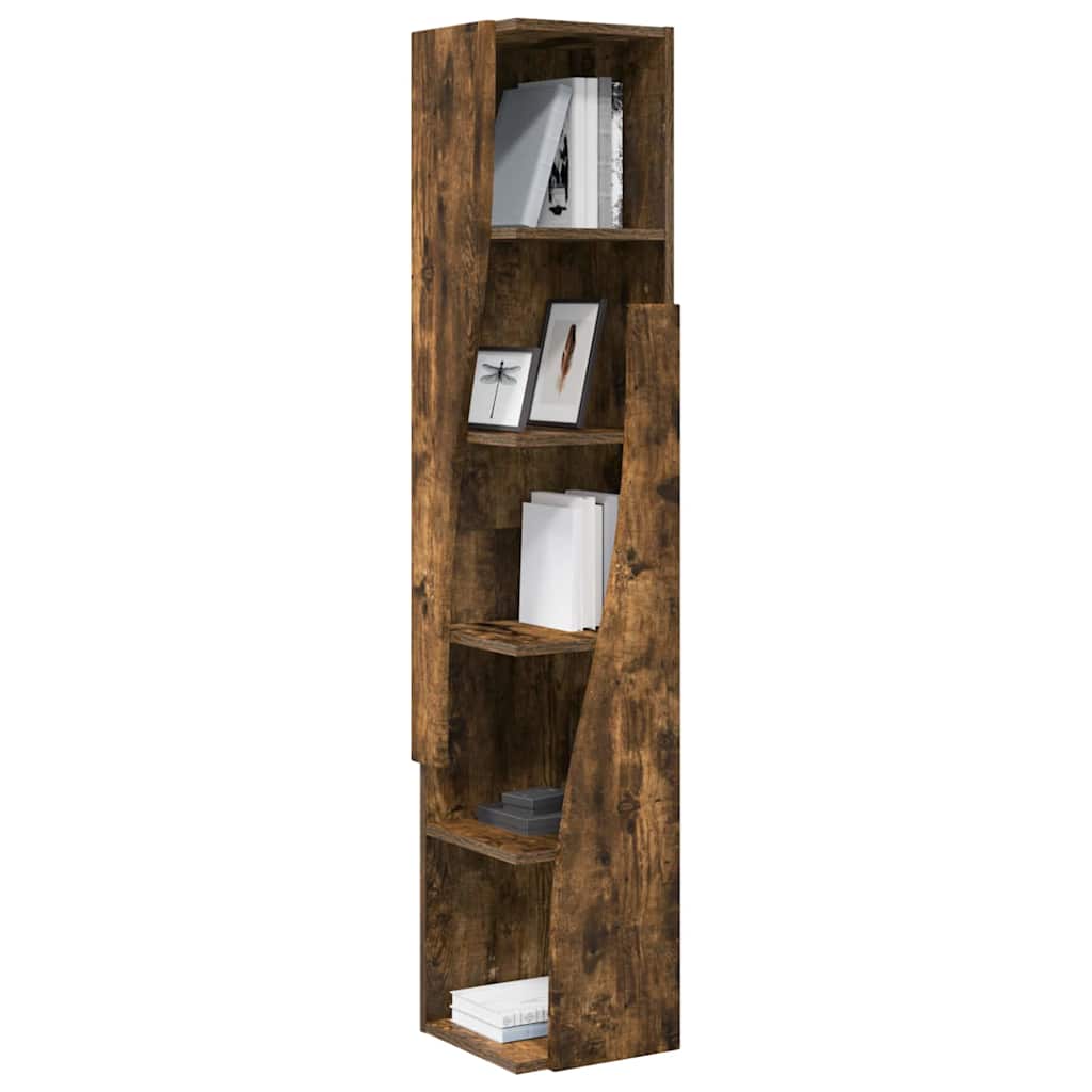 Dulap de colt Alb 27,5x27x140cm Lemn compozit — imaginea 4