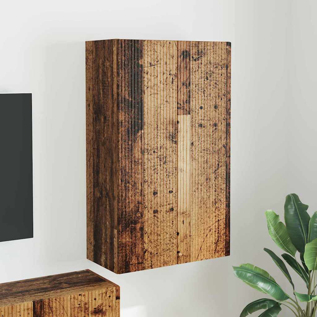 Dulap TV de perete Lemn Vechi 59,5 x 31 x 100 cm Lemn compozit — imaginea 2