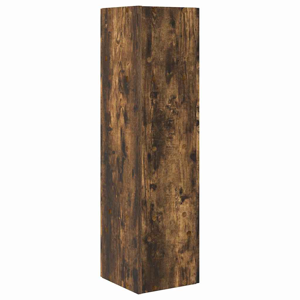 Dulap de colt Alb 27,5x27x102cm Lemn compozit — imaginea 8