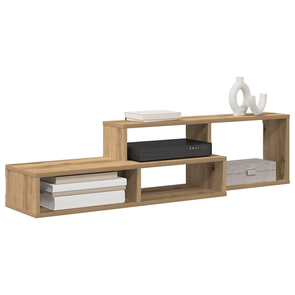 SuportTVdeperete 120x25x28,5cm Lemn compozit — imaginea 4