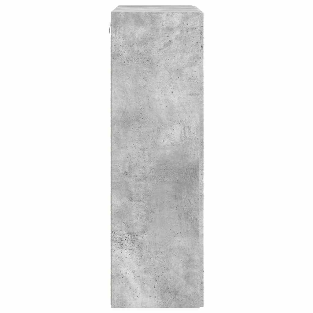 Dulap TV de perete Pe perete Gri din beton 59,5 x 31 x 100 cm — imaginea 8