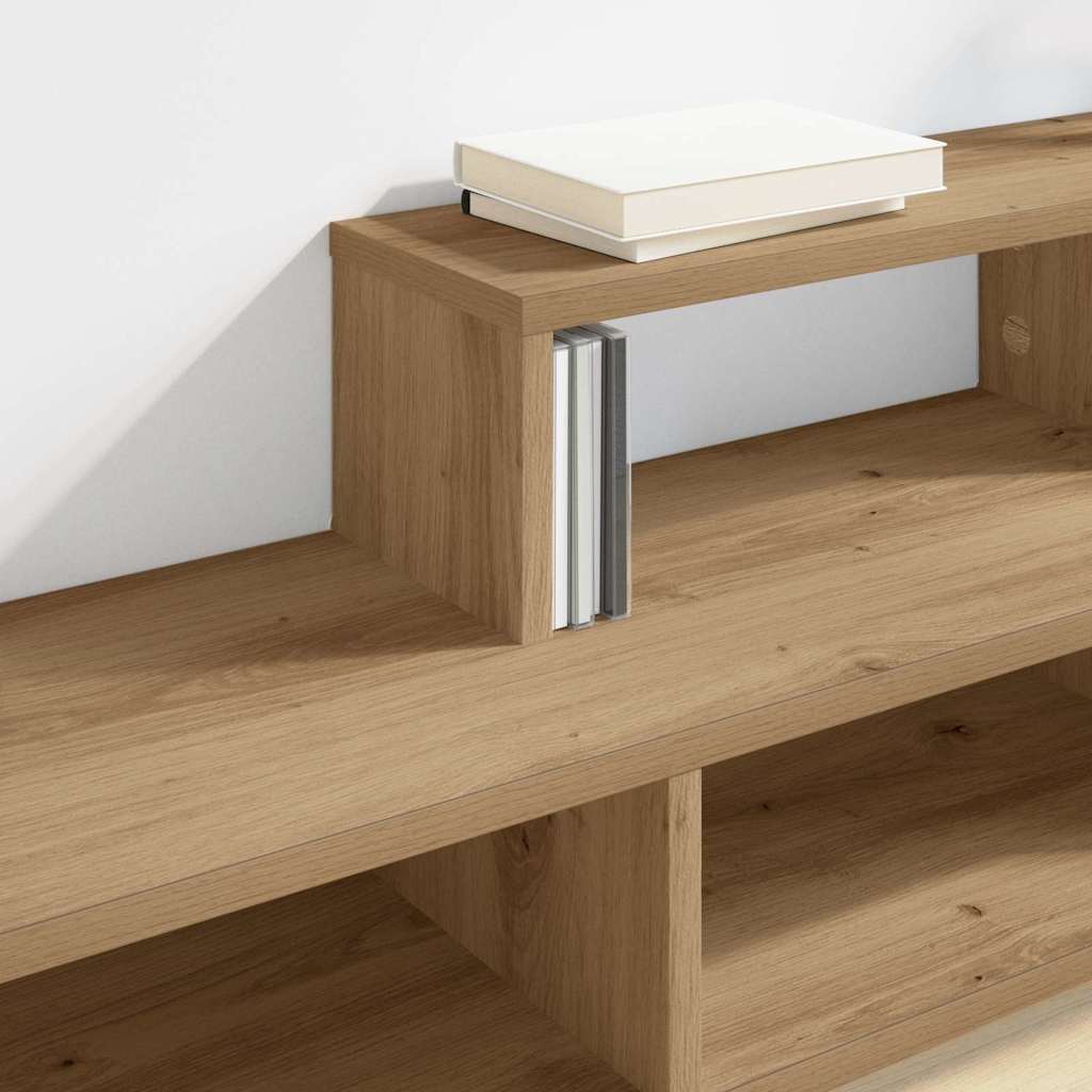 SuportTVdeperete 120x25x28,5cm Lemn compozit — imaginea 5