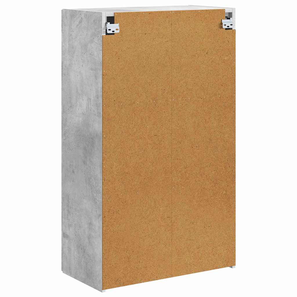 Dulap TV de perete Pe perete Gri din beton 59,5 x 31 x 100 cm — imaginea 9