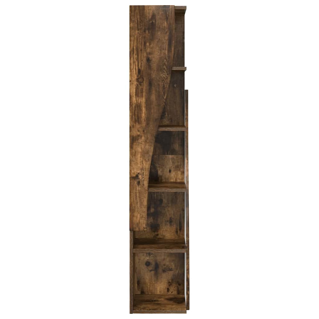 Dulap de colt Alb 27,5x27x140cm Lemn compozit — imaginea 6