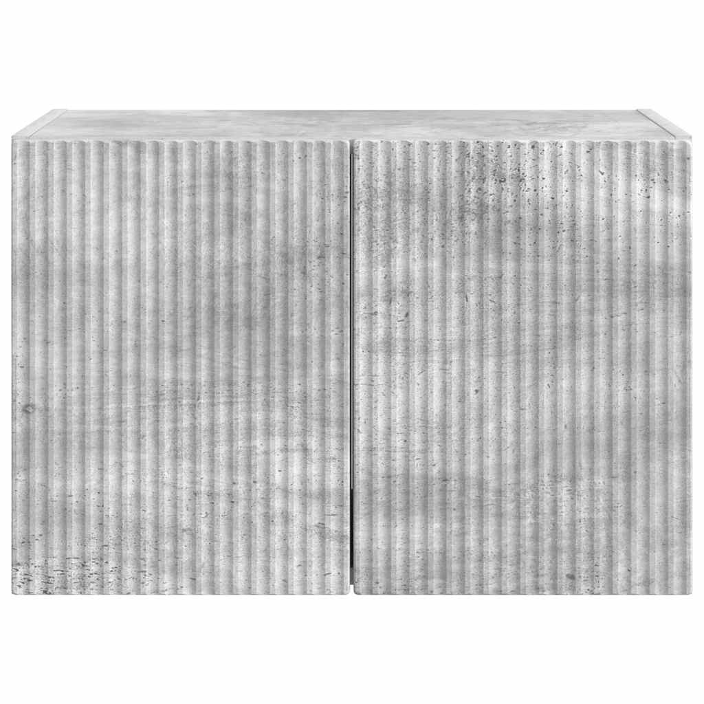 Dulap TV de perete Pe perete Gri din beton 59,5 x 31 x 40 cm — imaginea 7