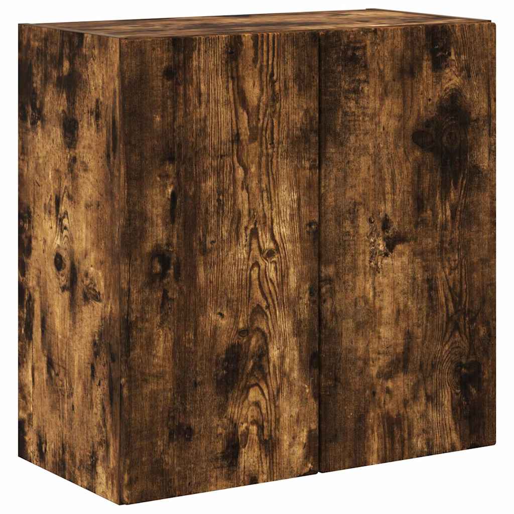 Dulap TV de perete Pe perete Stejar fumuriu 59,5 x 31 x 60 cm — imaginea 3