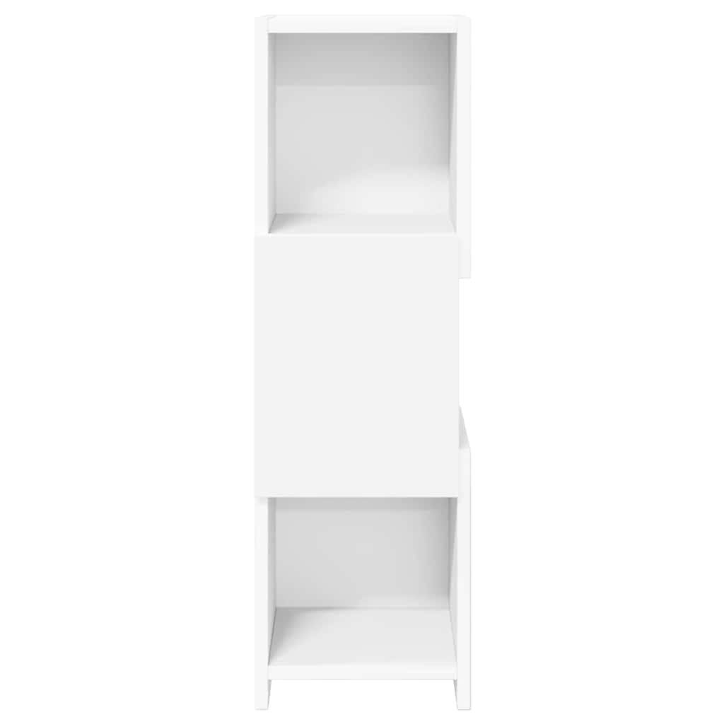 Dulap de colt Alb 25,5x25x80cm Lemn compozit — imaginea 7