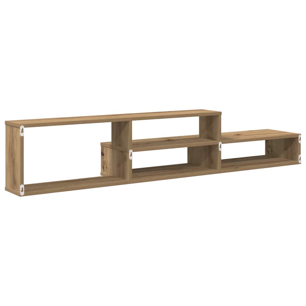 SuportTVdeperete 150x25x28,5cm Lemn compozit — imaginea 8
