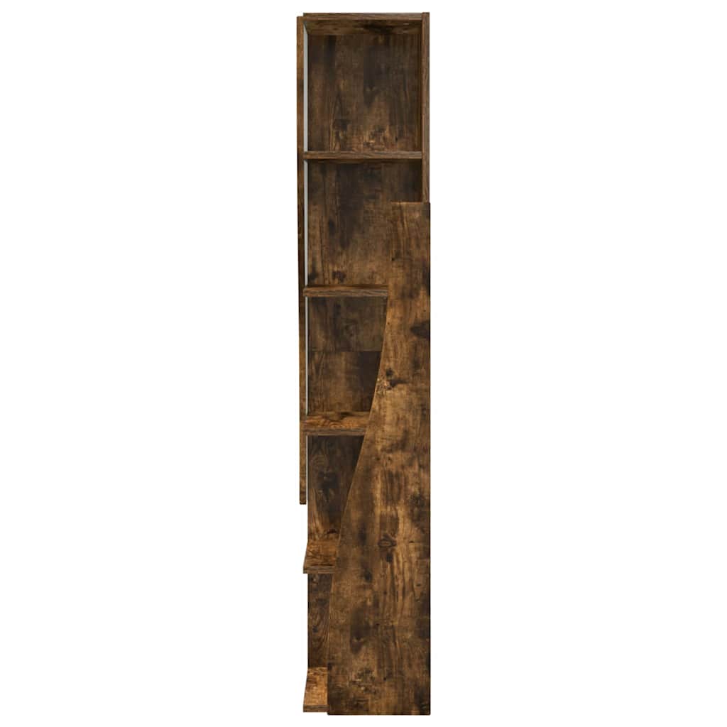 Dulap de colt Alb 27,5x27x140cm Lemn compozit — imaginea 7