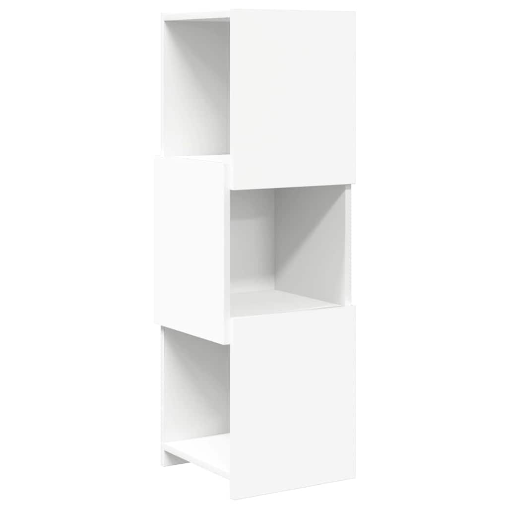 Dulap de colt Alb 30,5x30x95cm Lemn compozit
