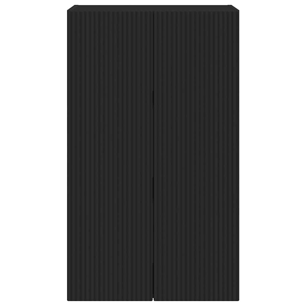Dulap TV de perete Negru 59,5 x 31 x 100 cm Lemn compozit — imaginea 7