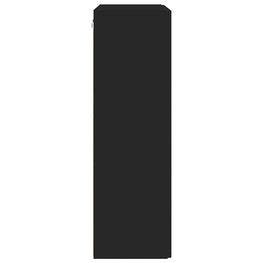 Dulap TV de perete Negru 59,5 x 31 x 100 cm Lemn compozit — imaginea 8