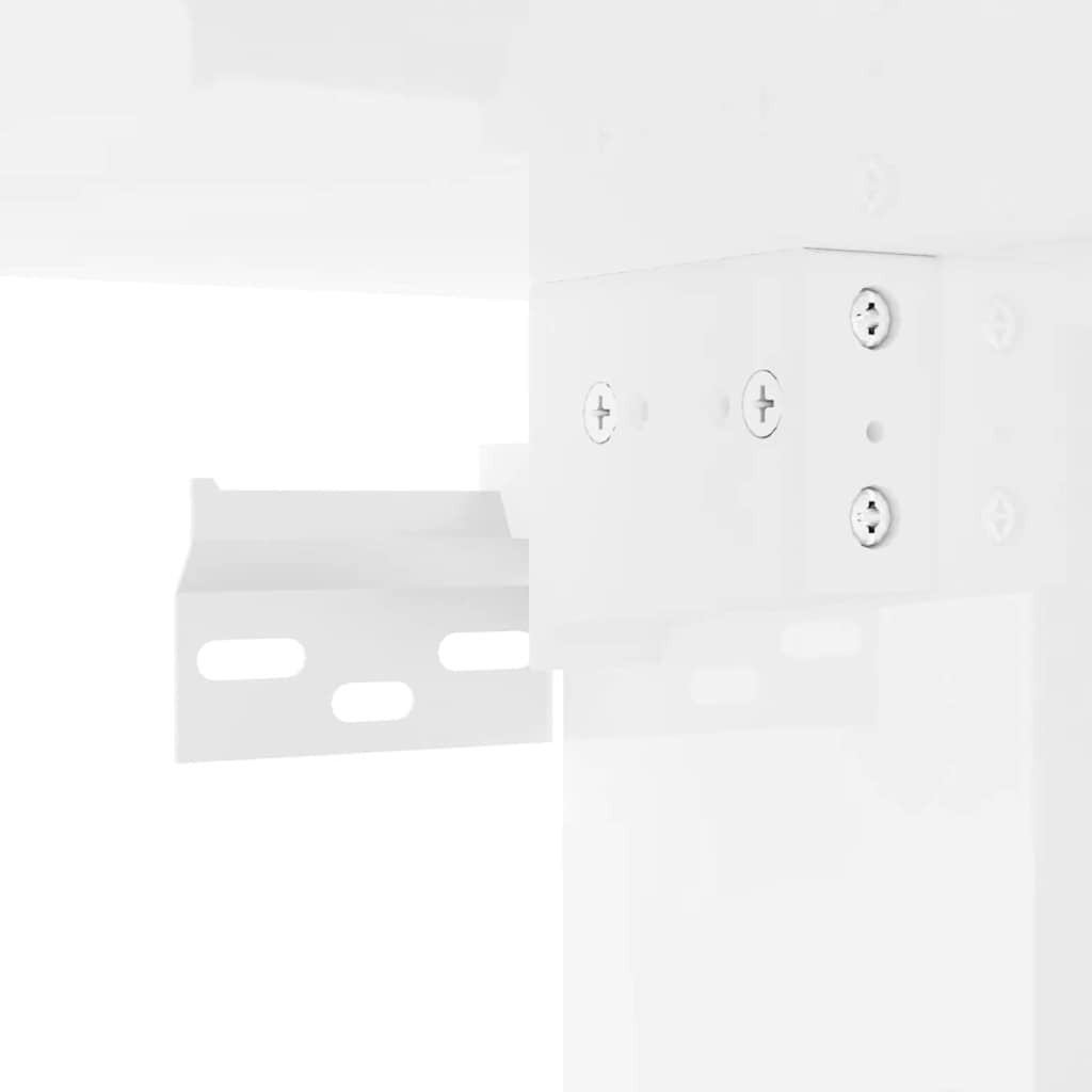 Dulap TV de perete Pe perete 2 pcs Alb Lucios 30 x 31 x 40 cm — imaginea 12